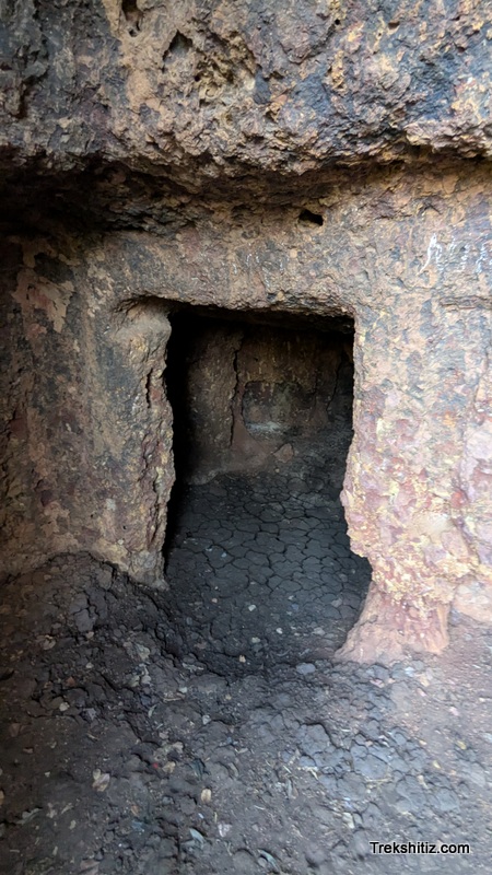 Cave at left side of Giriling Mandir,Juna Panhala